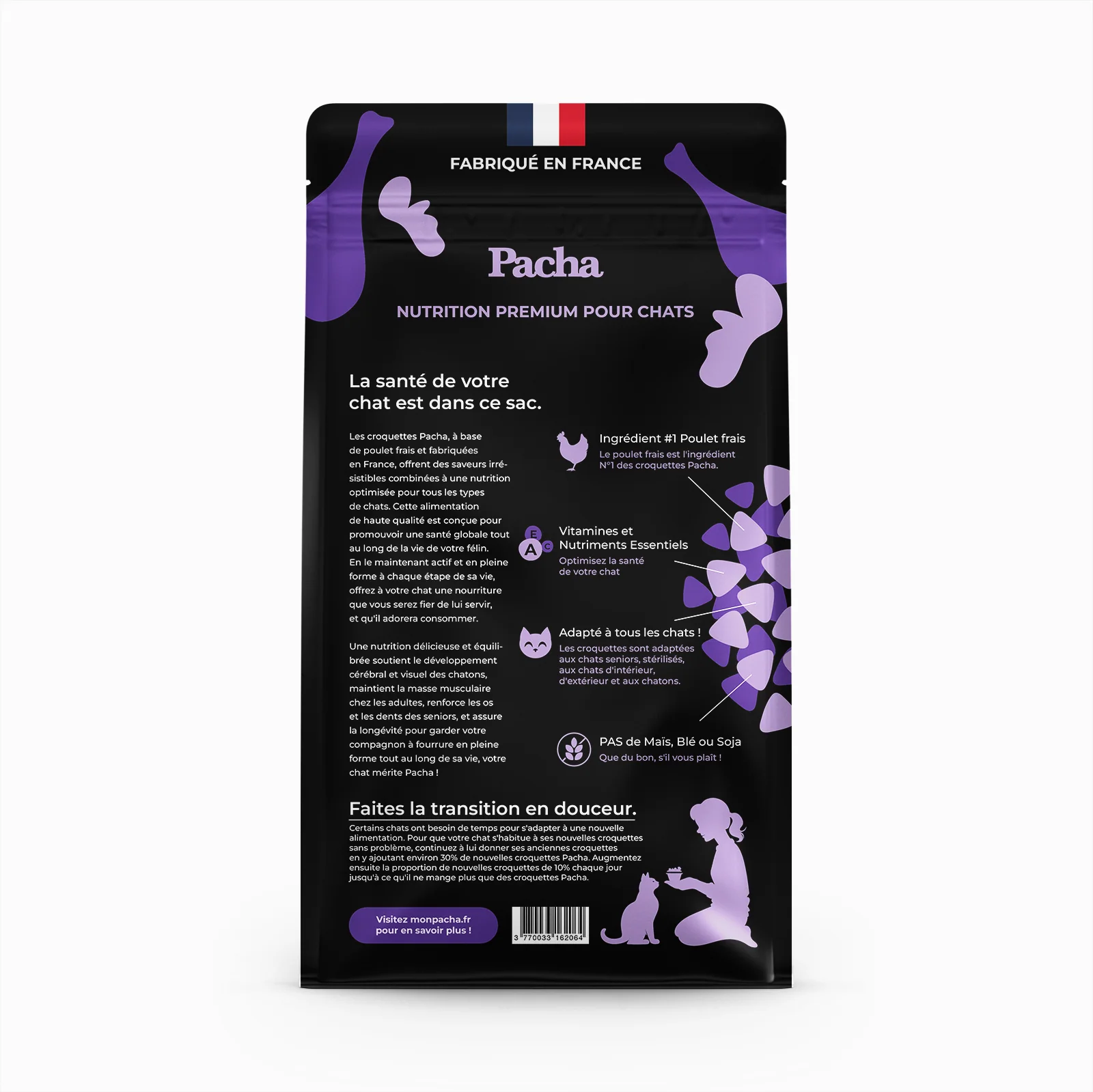 5 sacs de Croquettes Pacha™ | 5 Beutel Pacha-Trockenfutter™ - Image 2